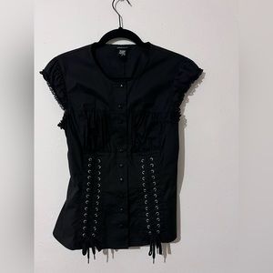 Moda international milkmaid style top